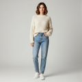 Women's Chunky Knit Crew Neck Sweater