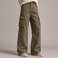 Women's High-Waisted Wide-Leg Cargo Pants