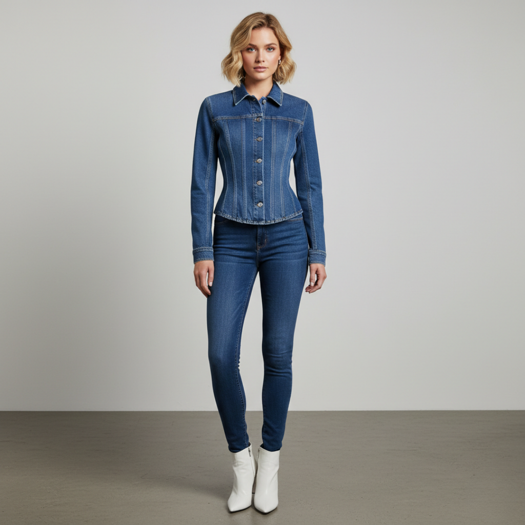 Women's Fitted Denim Jacket