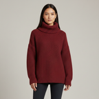 Women's Chunky Knit Turtleneck Sweater