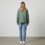 Women's Quilted Snap Button Jacket