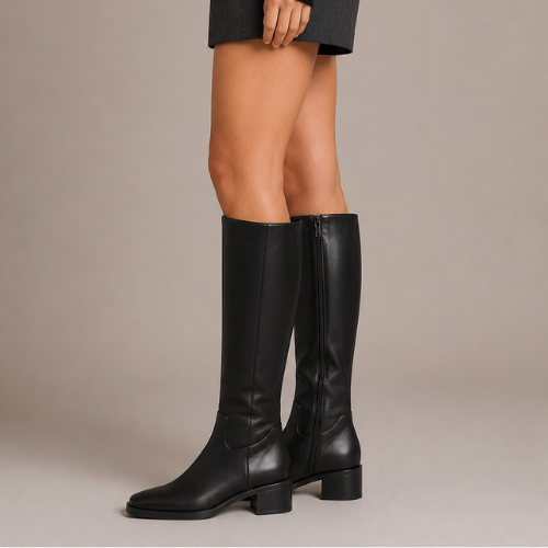 Women’s Knee-High Block Heel Boots