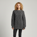 Women's Cable Knit Crew Neck Sweater